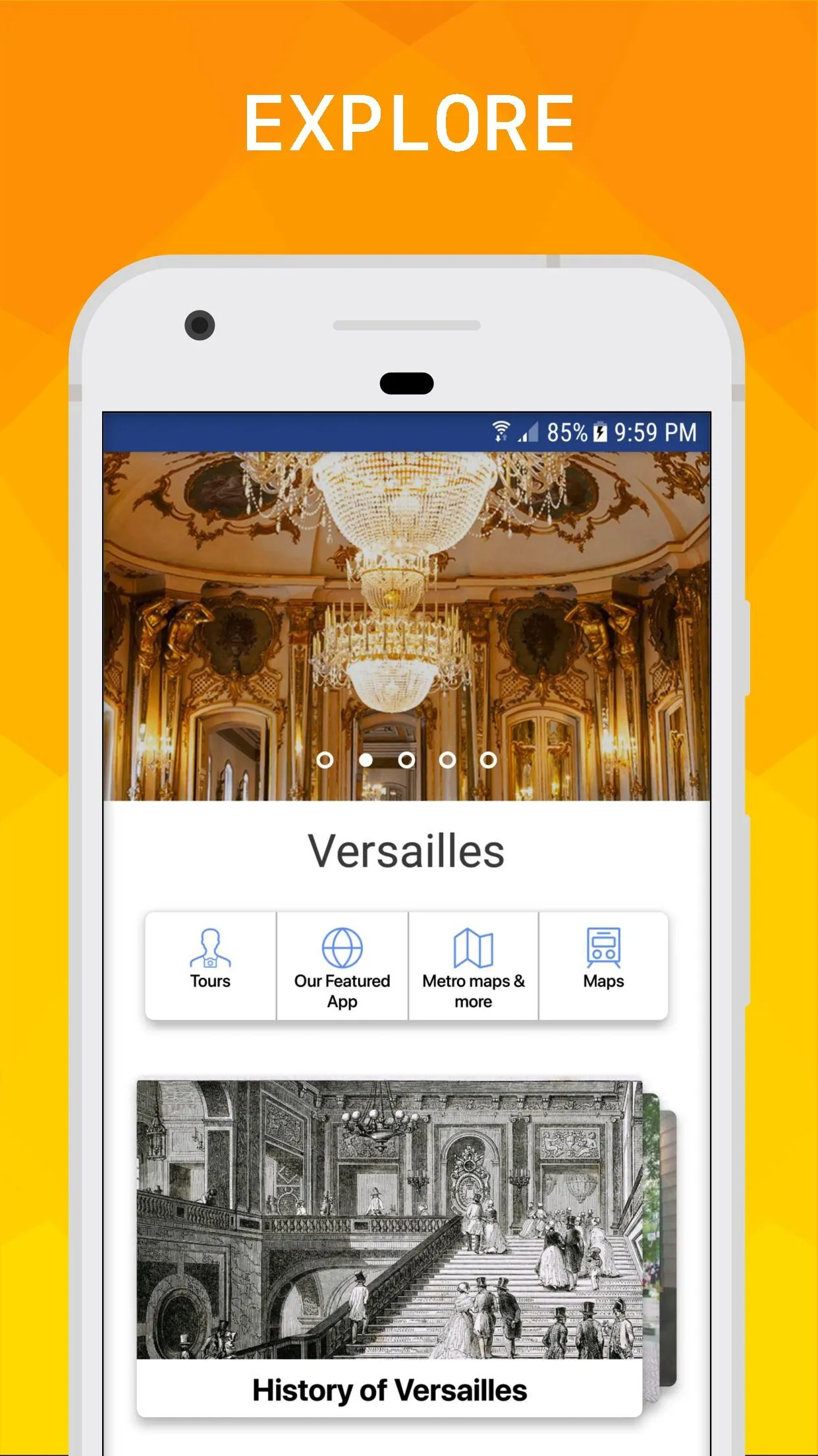 Palace of Versailles Travel Gu | Indus Appstore | Screenshot