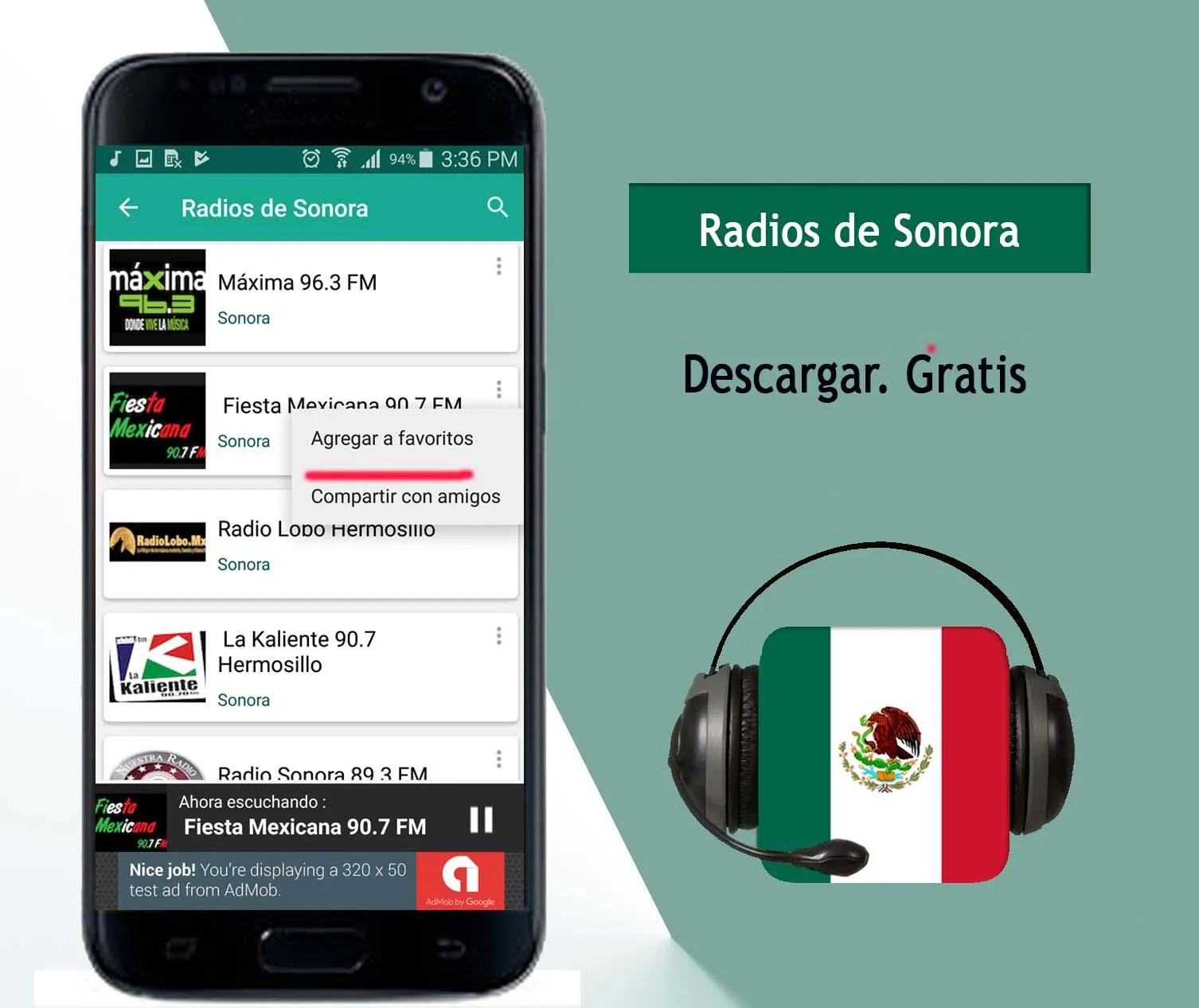 Radios de Sonora | Indus Appstore | Screenshot