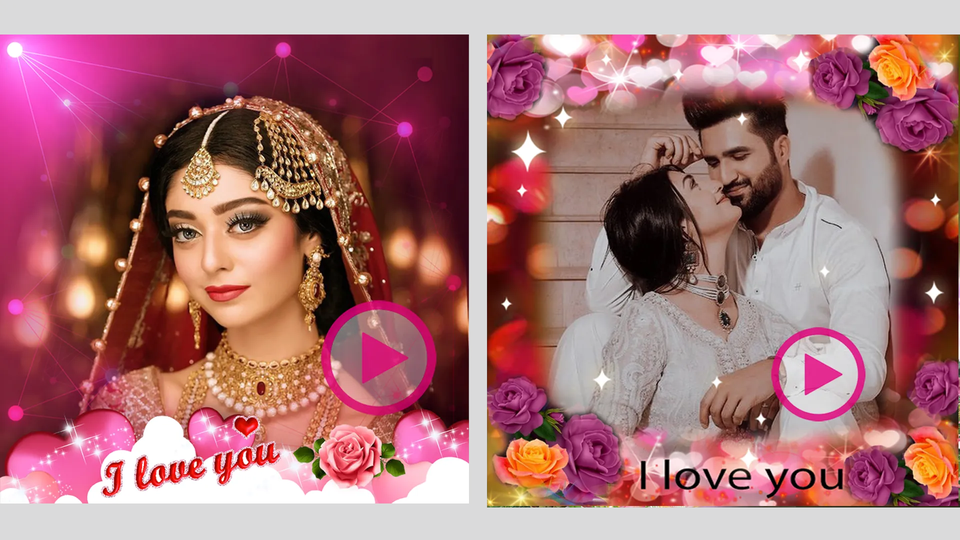 Love Flower Video Maker | Indus Appstore | Screenshot