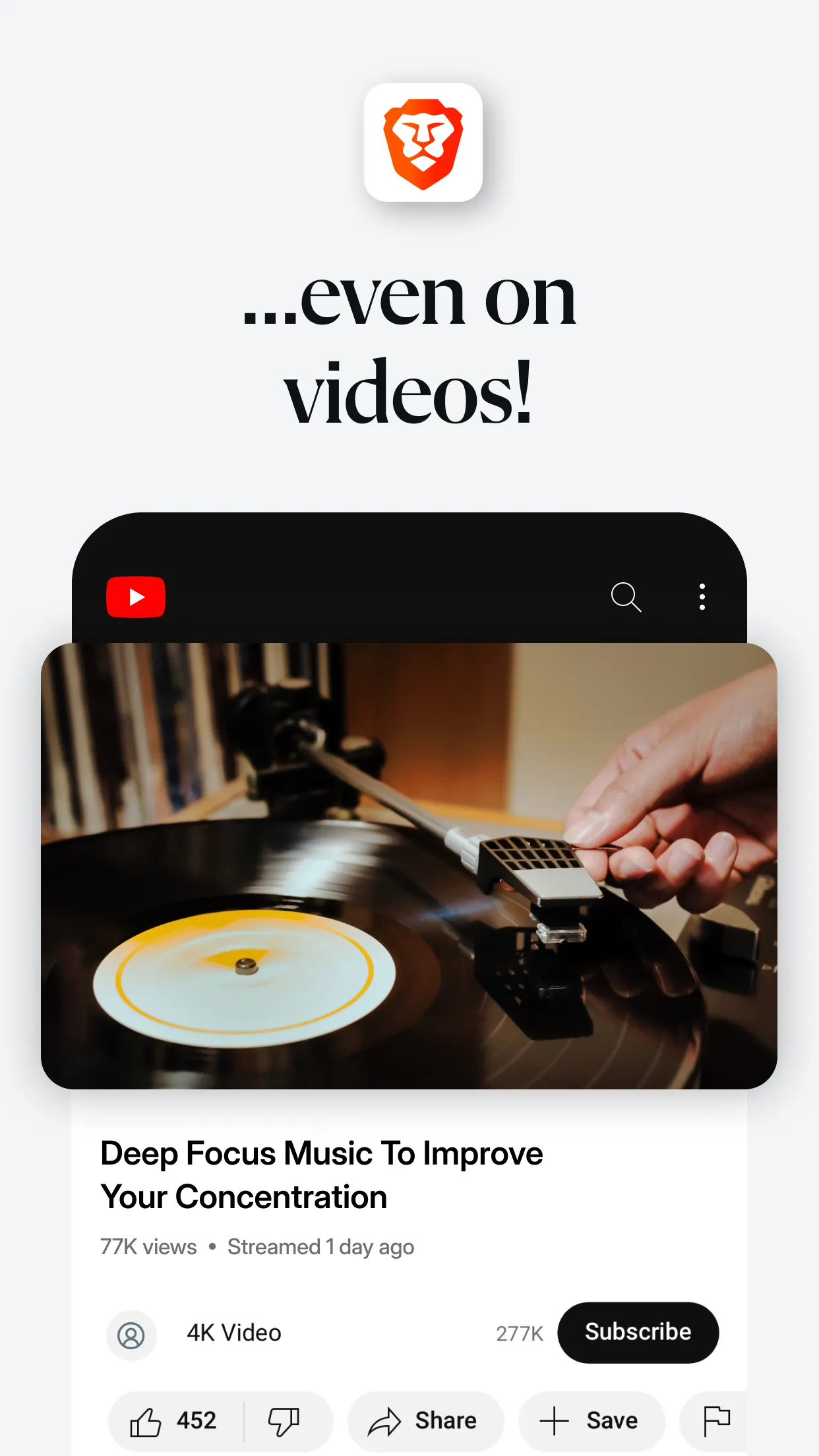 Brave Private Web Browser, VPN | Indus Appstore | Screenshot