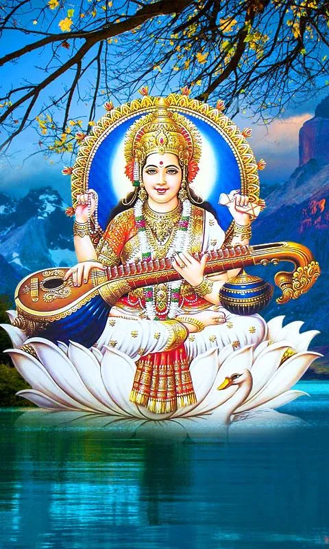 Goddess Saraswati Wallpaper | Indus Appstore | Screenshot