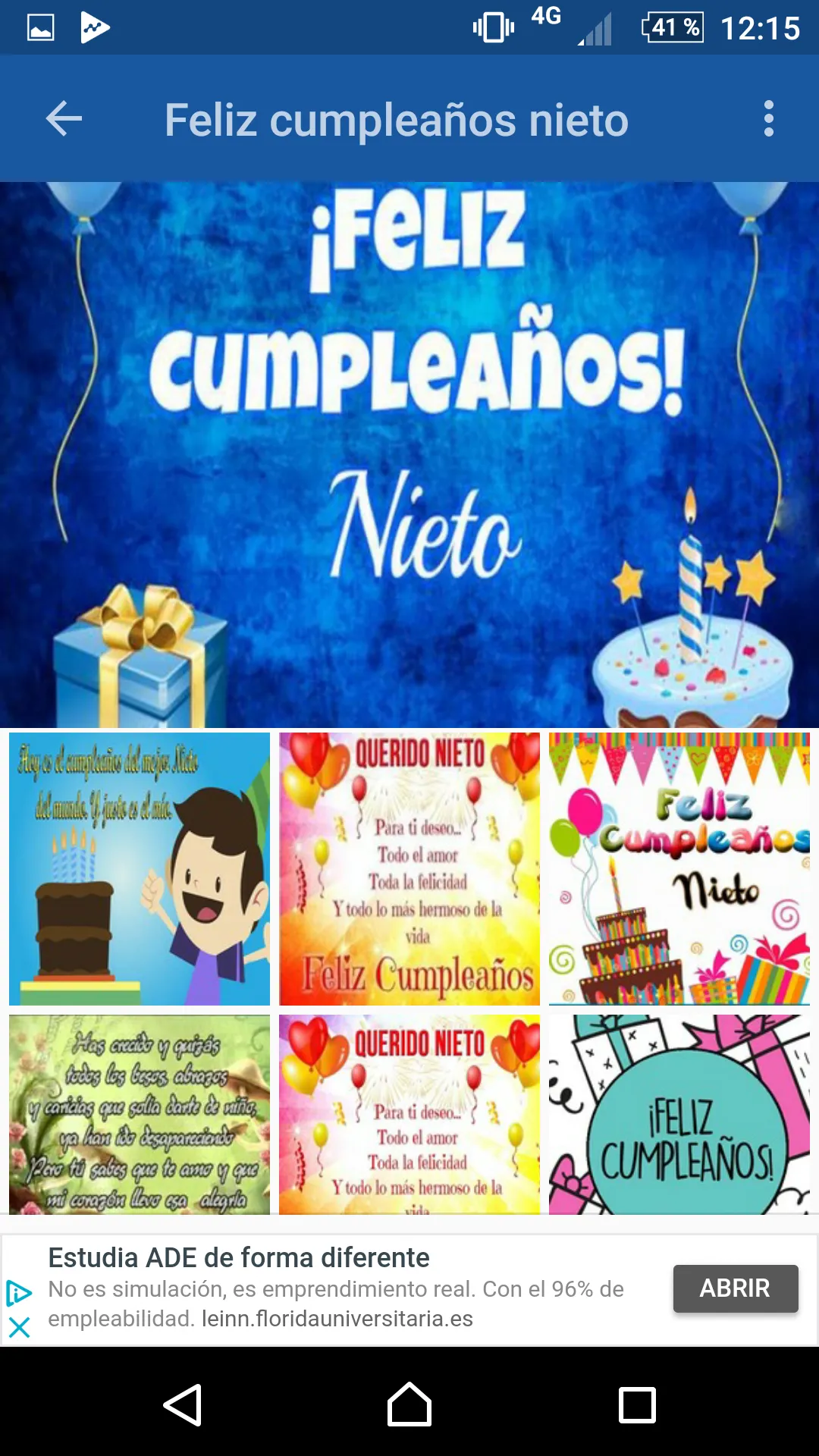 MI NIETO DEL CORAZON FELIZ DIA | Indus Appstore | Screenshot