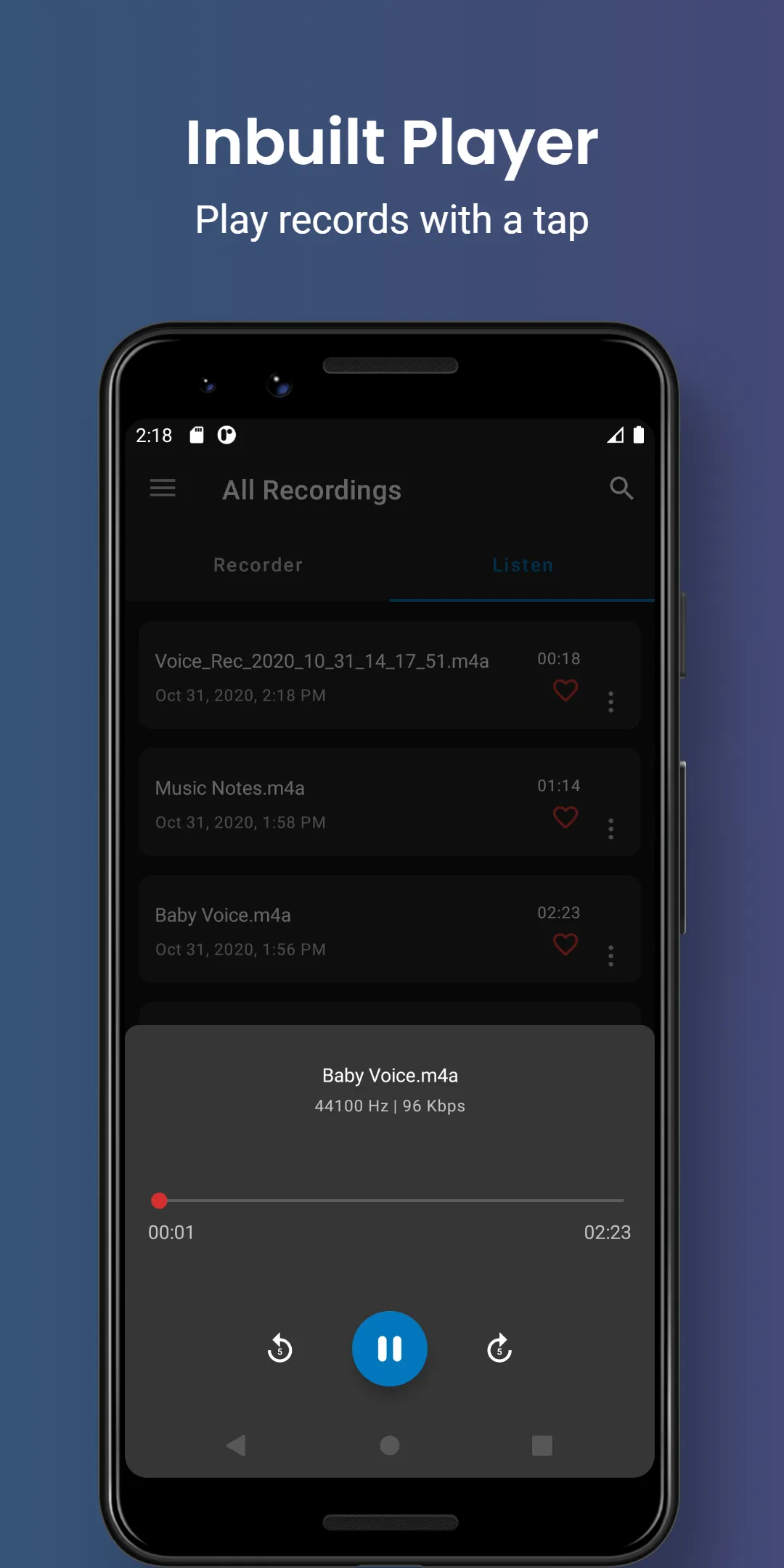 Smart voice recorder - editor | Indus Appstore | Screenshot