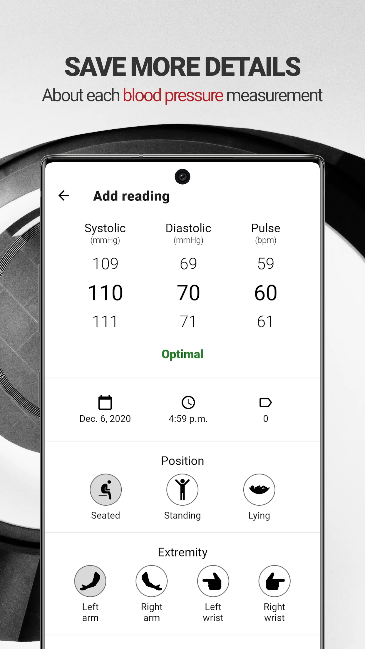 Blood Pressure App: High & Low | Indus Appstore | Screenshot