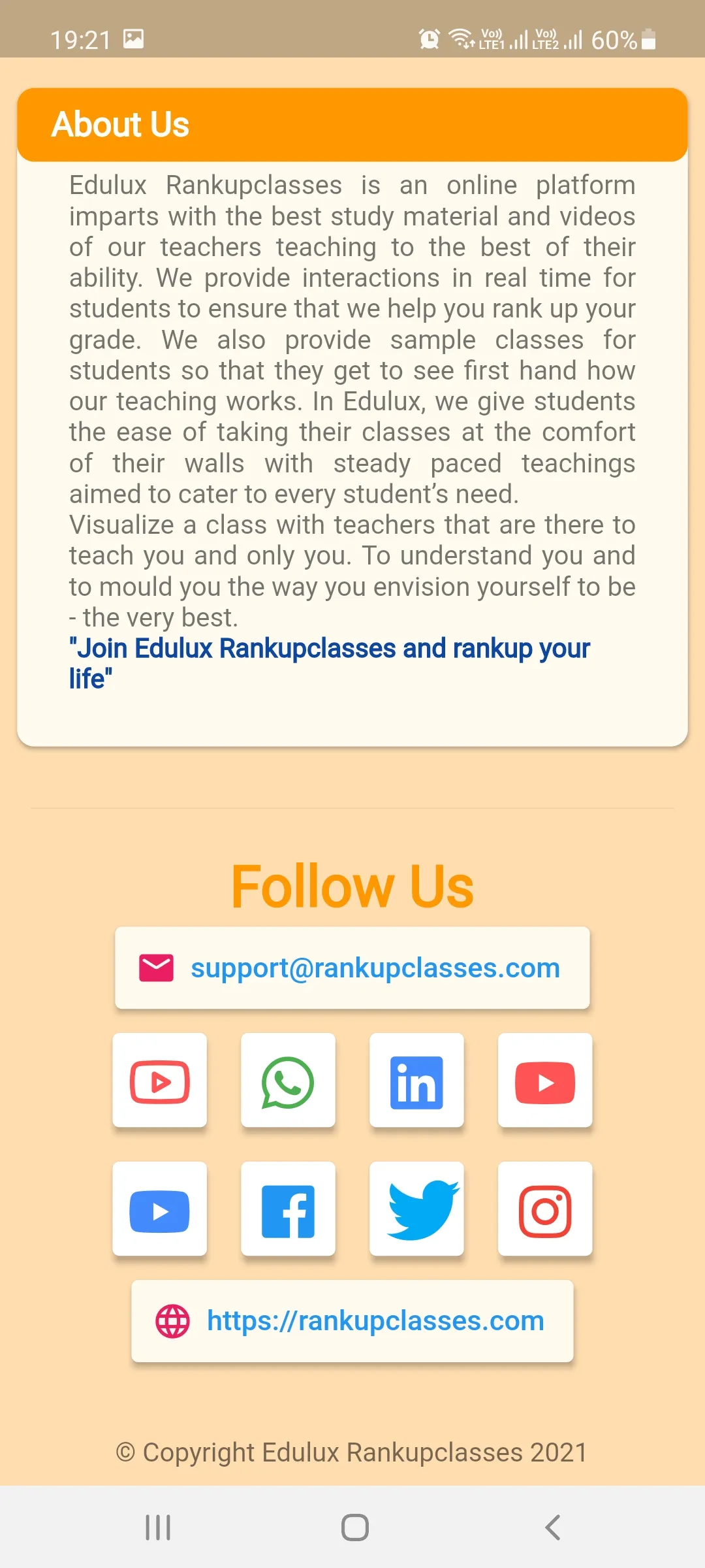 Edulux Rankupclasses | Indus Appstore | Screenshot