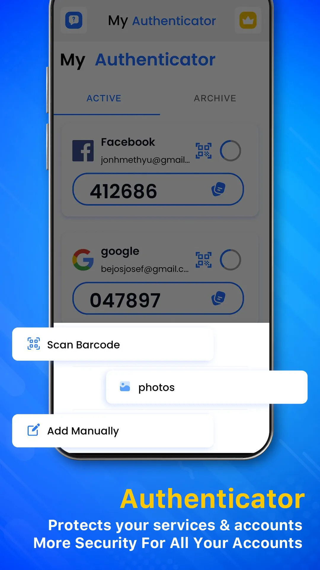 Authenticator App | Indus Appstore | Screenshot