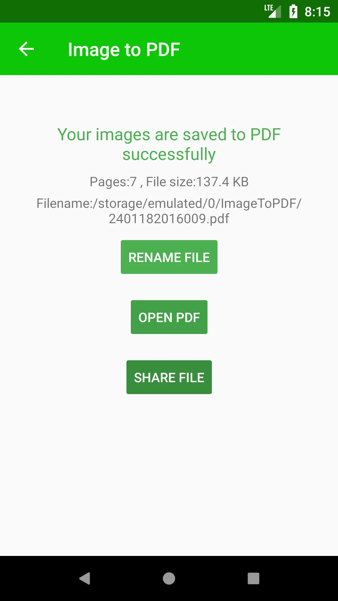 Image to PDF converter | Indus Appstore | Screenshot