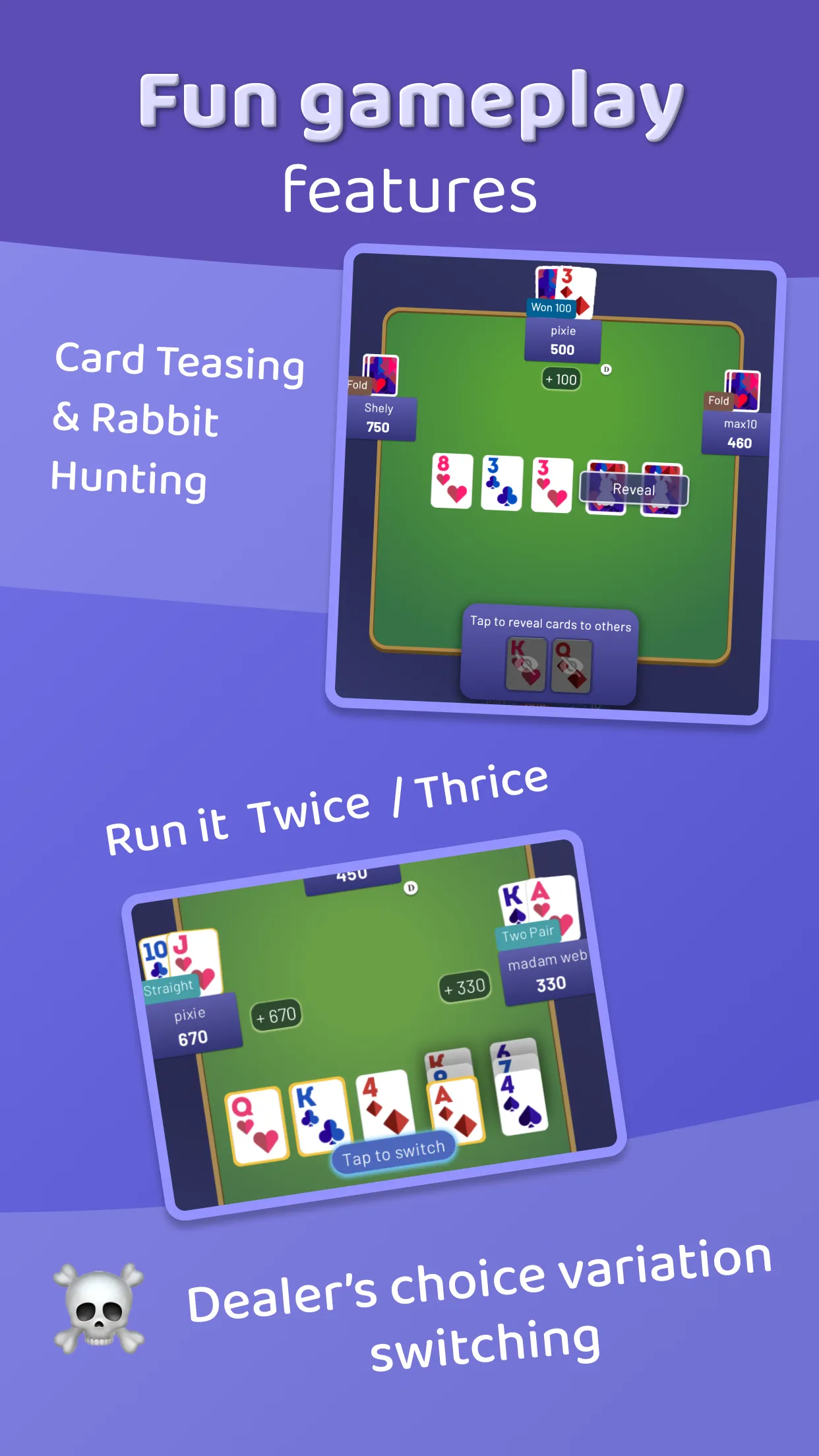 Poker 4 Friends: Chips of Fury | Indus Appstore | Screenshot