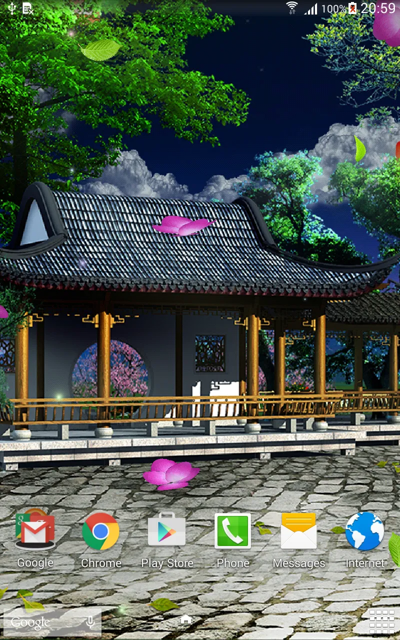 Oriental Garden Live Wallpaper | Indus Appstore | Screenshot