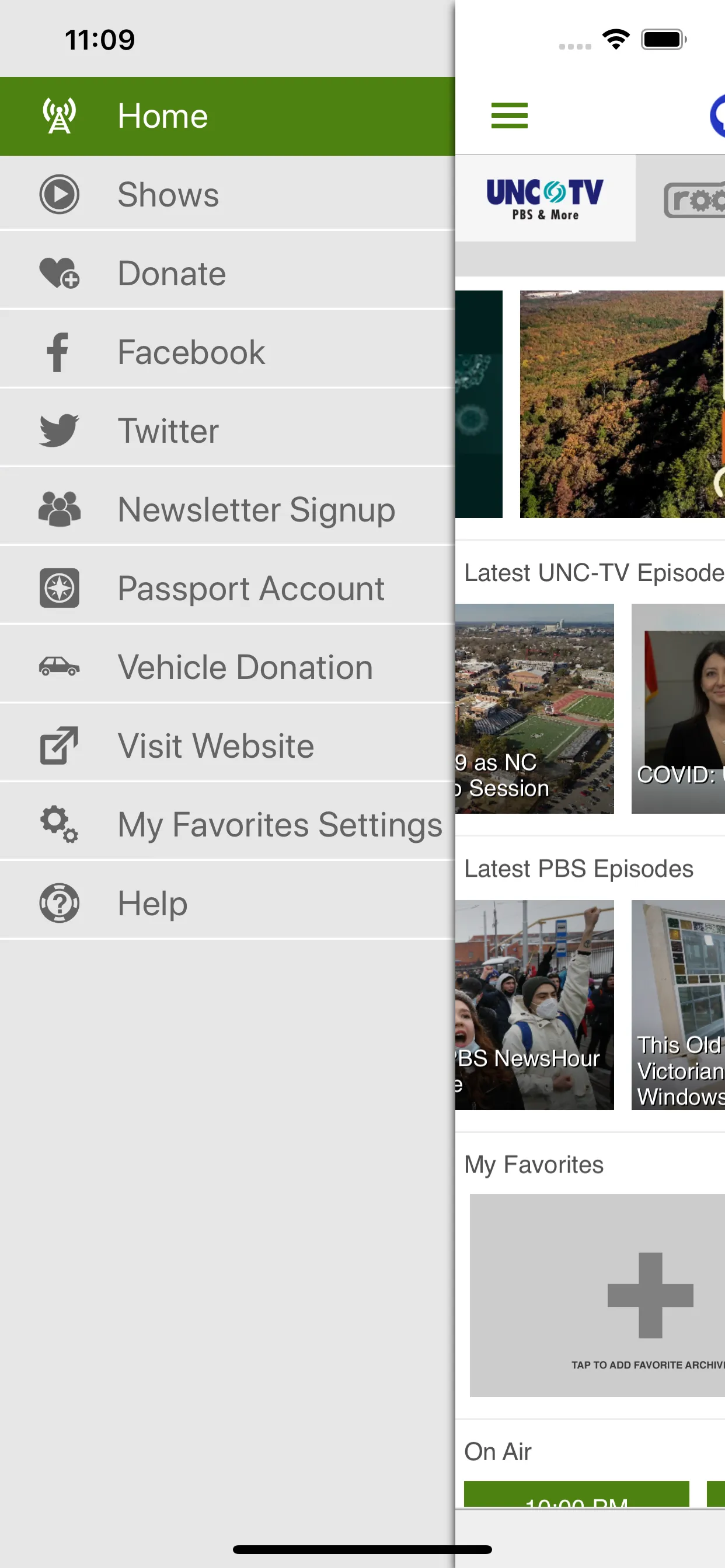 PBS North Carolina (old UNCTV) | Indus Appstore | Screenshot