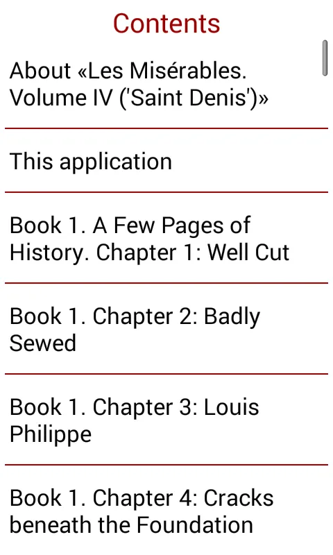 Les Misérables, Volume IV | Indus Appstore | Screenshot