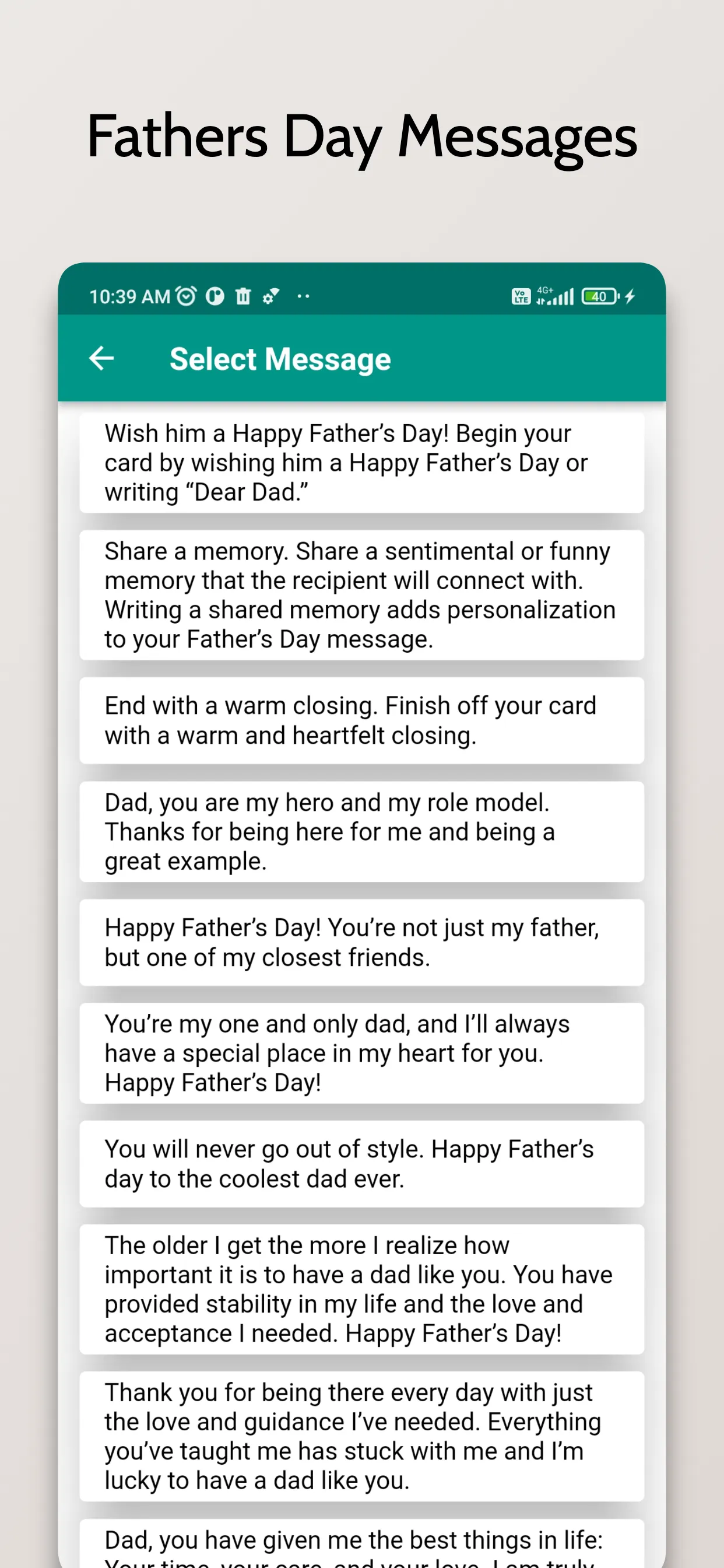 Fathers Day Wishes | Indus Appstore | Screenshot