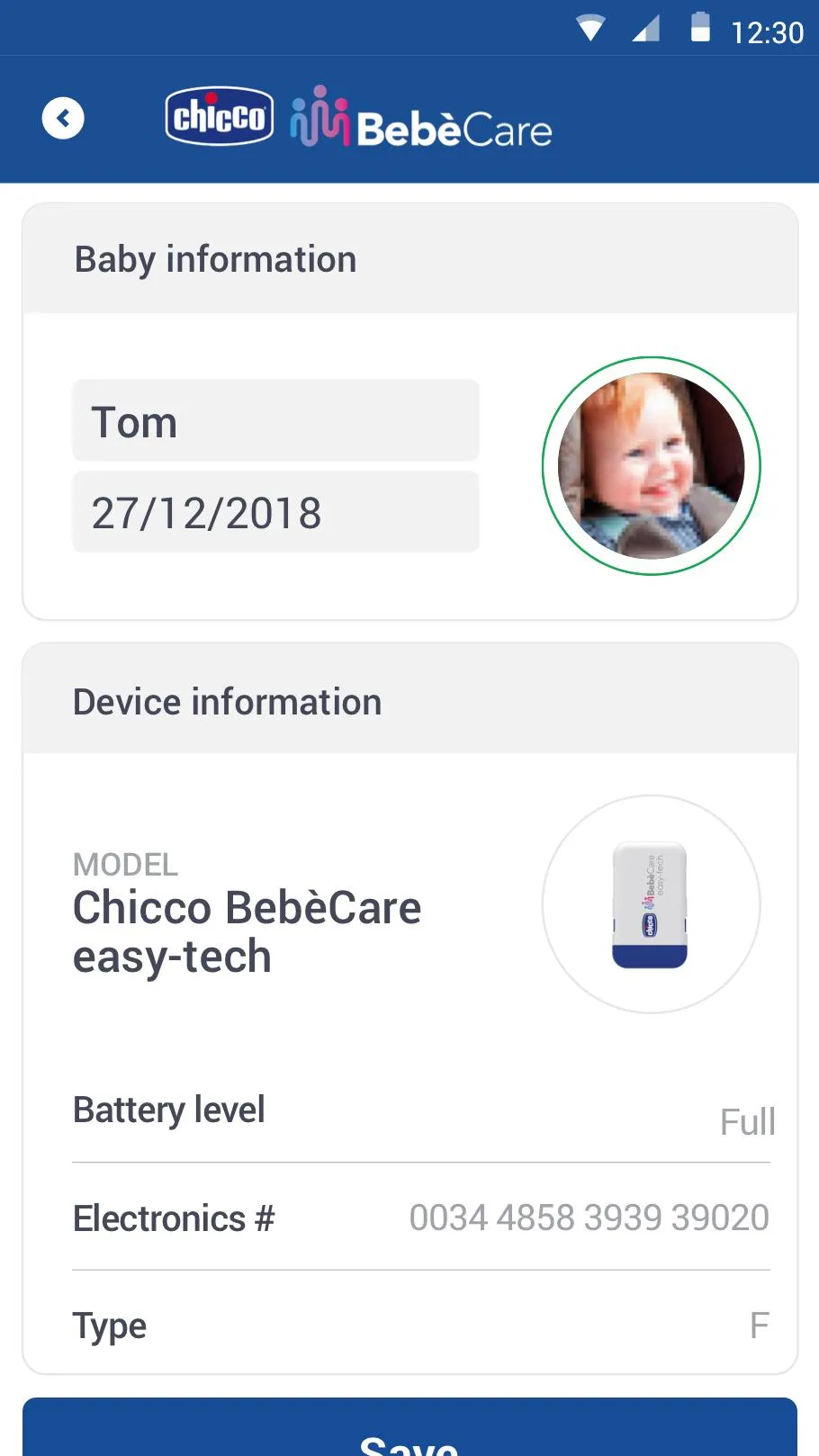 Chicco BebèCare | Indus Appstore | Screenshot