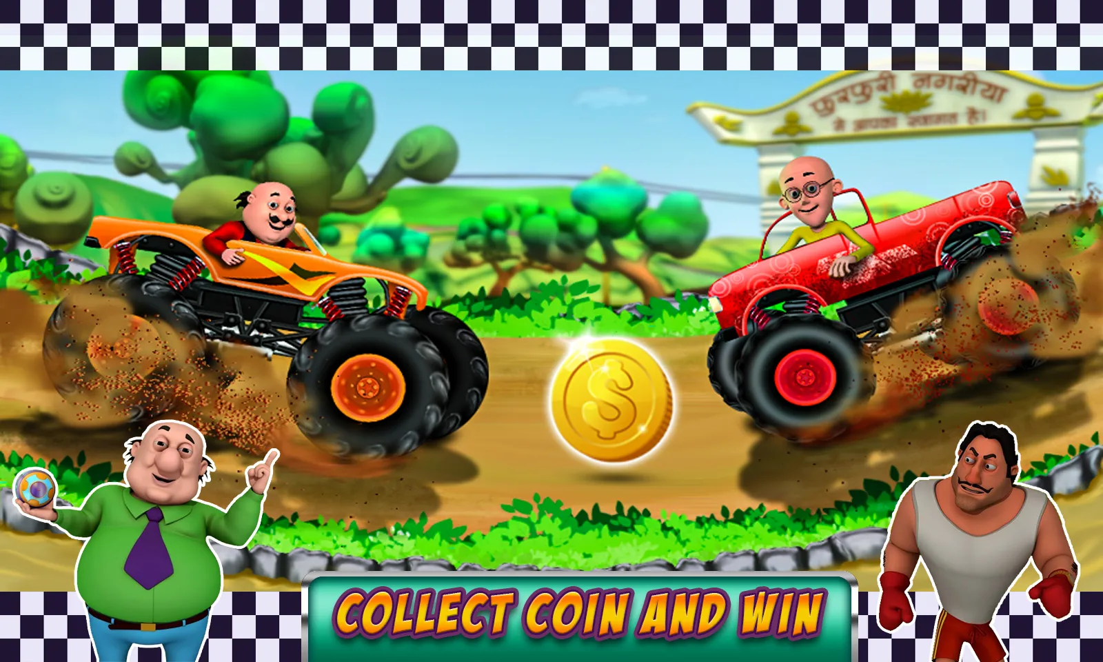 Motu Patlu Car Game 2 | Indus Appstore | Screenshot