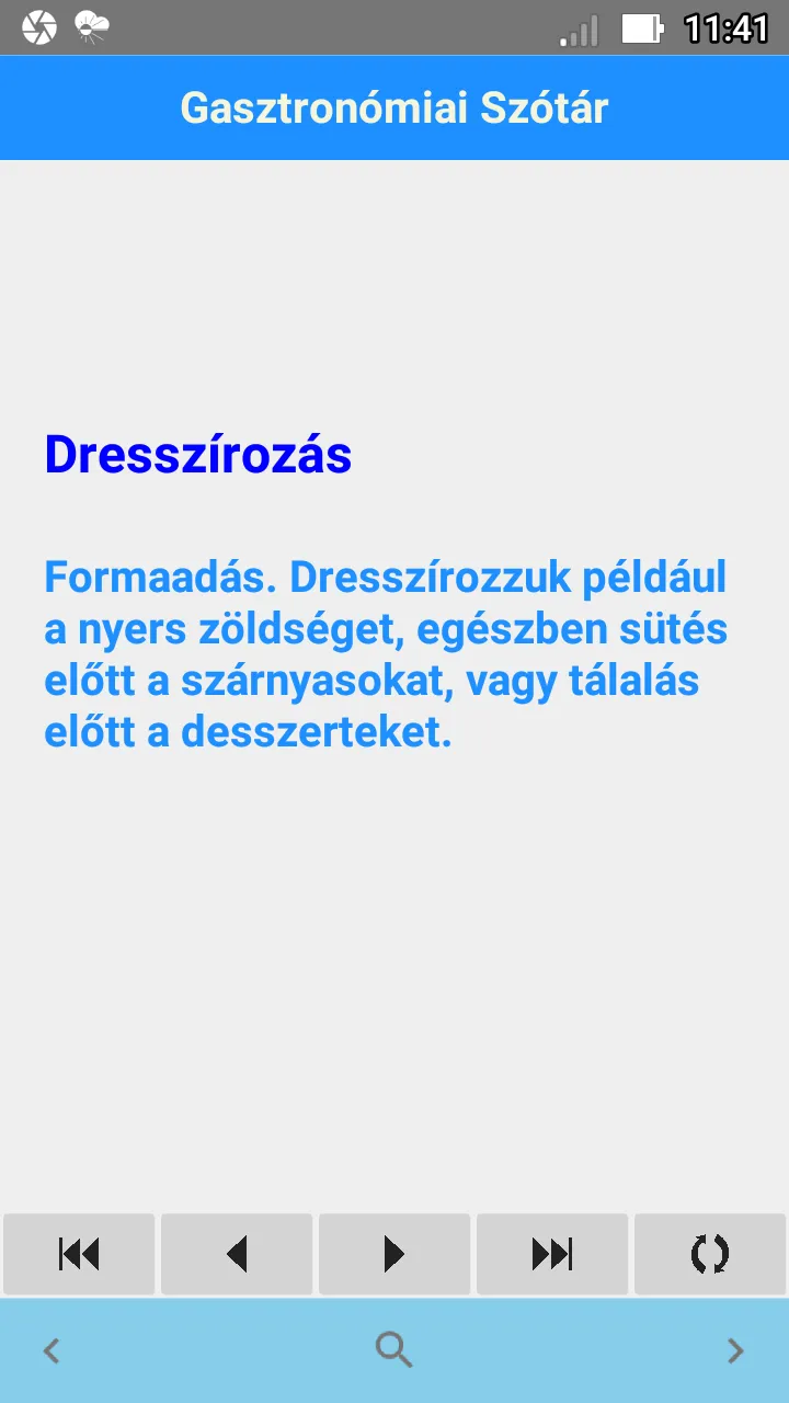 Gasztronómiai Szótár | Indus Appstore | Screenshot