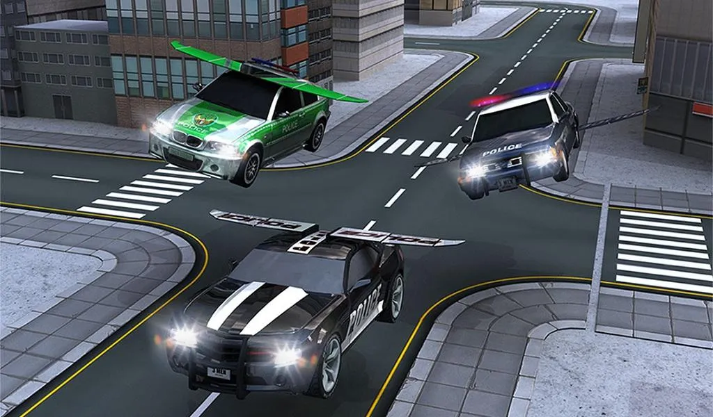 Police Flying Car 3D Simulator | Indus Appstore | Screenshot