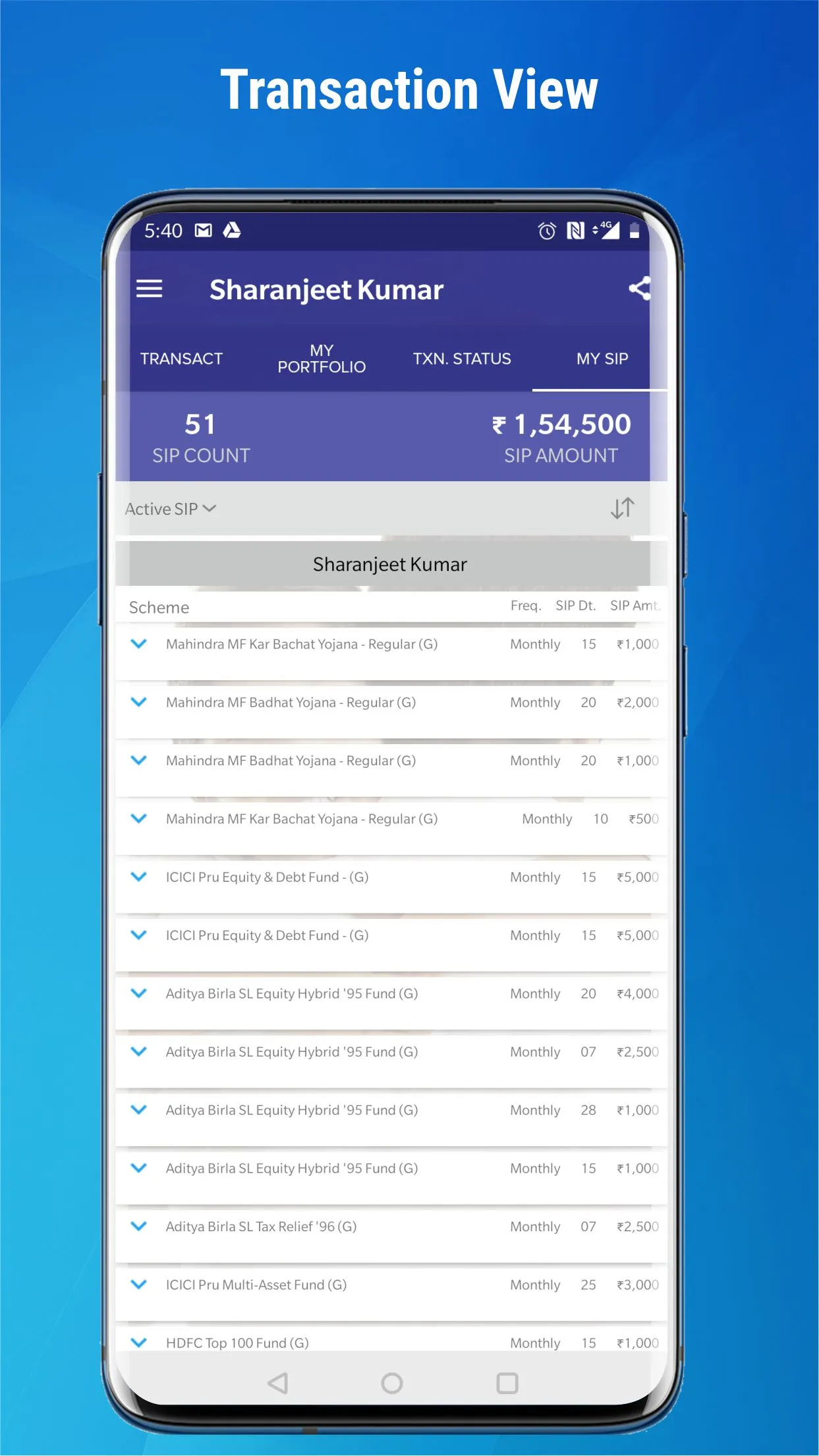 FortuneSurge - AMFI regd MFD | Indus Appstore | Screenshot