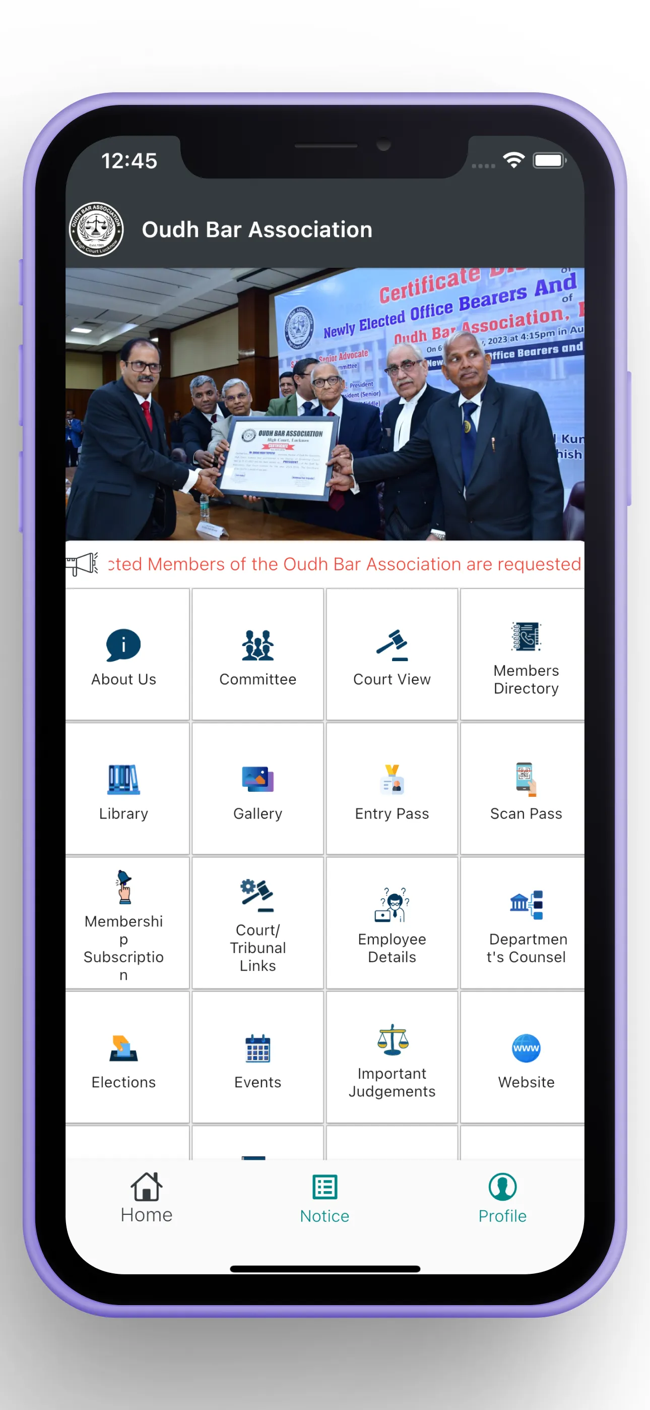 Oudh Bar Association | Indus Appstore | Screenshot