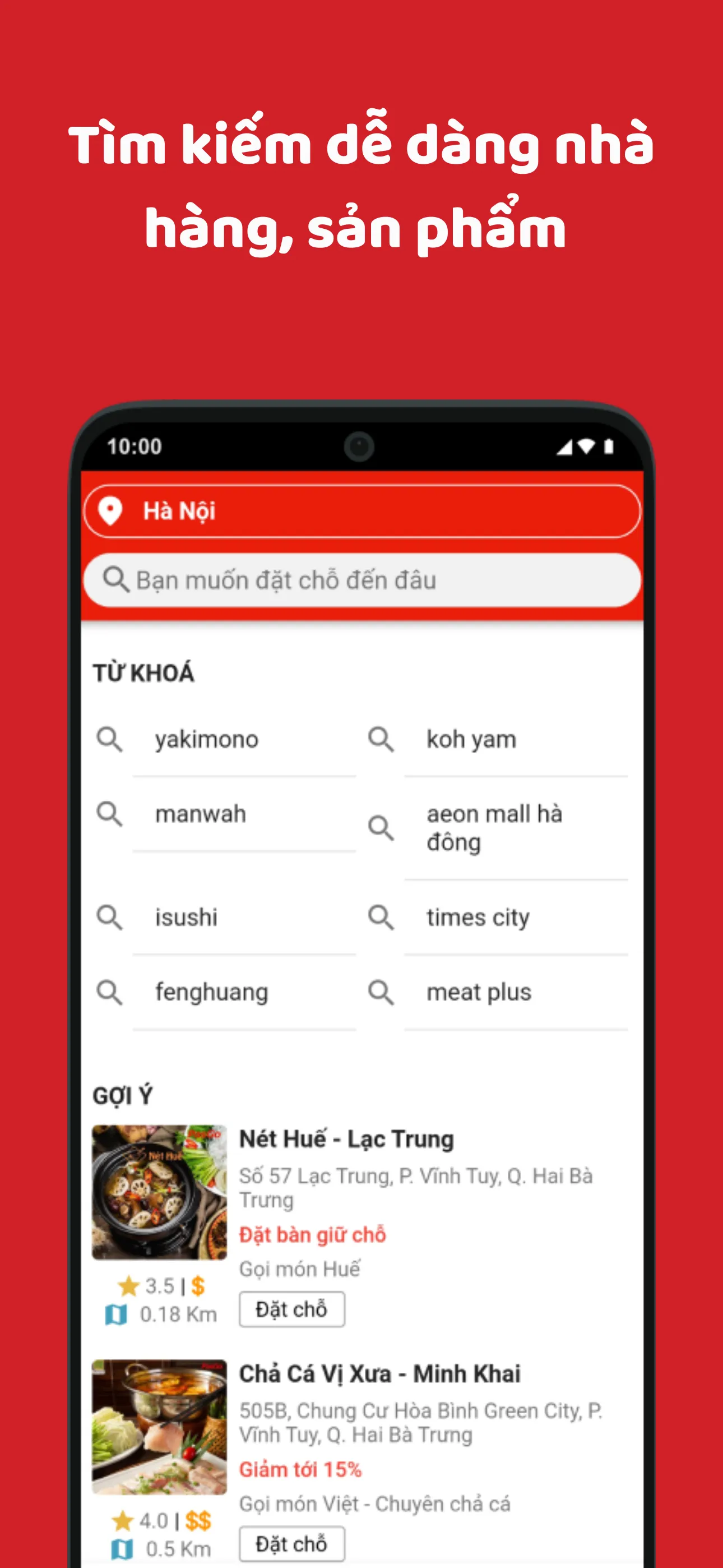 PasGo: Đặt bàn nhà hàng | Indus Appstore | Screenshot