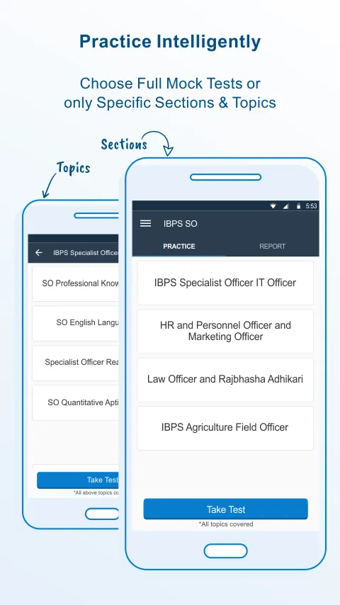 IBPS SO Officer Exam Practice | Indus Appstore | Screenshot