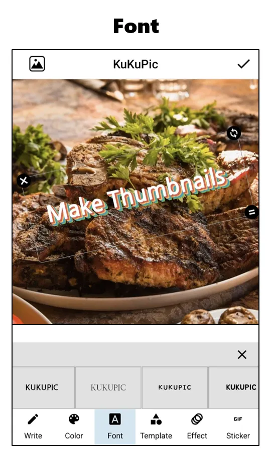 KuKuPic: Make thumbnails | Indus Appstore | Screenshot