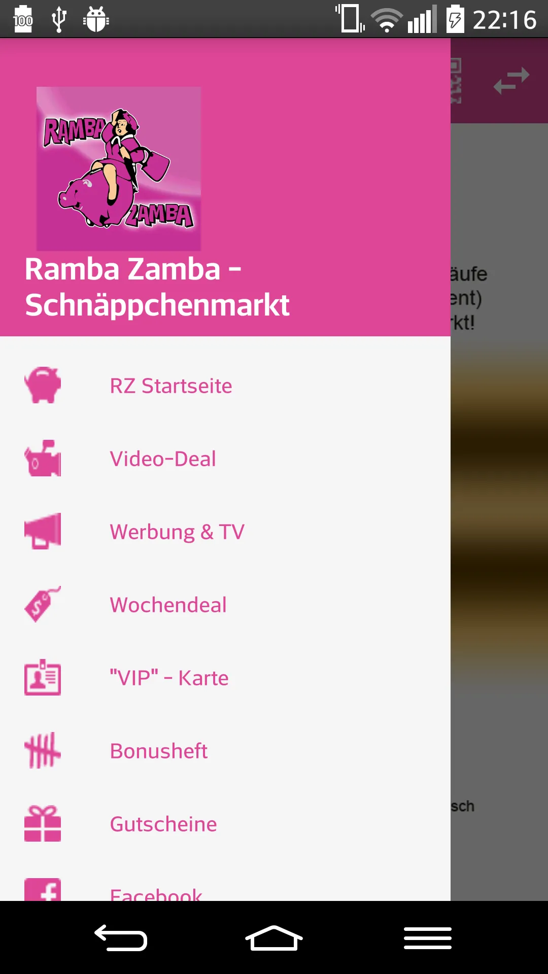 Ramba Zamba - Schnäppchenmarkt | Indus Appstore | Screenshot