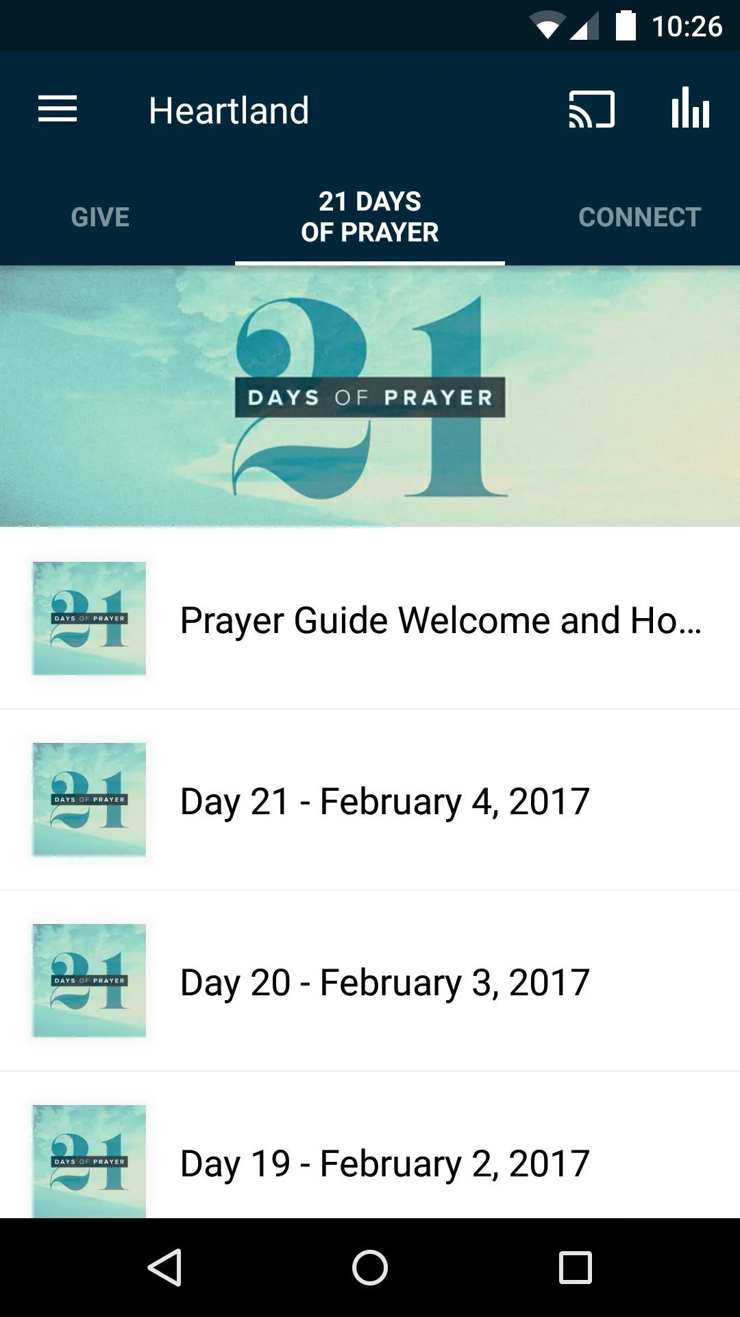 The Heartland Church | Indus Appstore | Screenshot