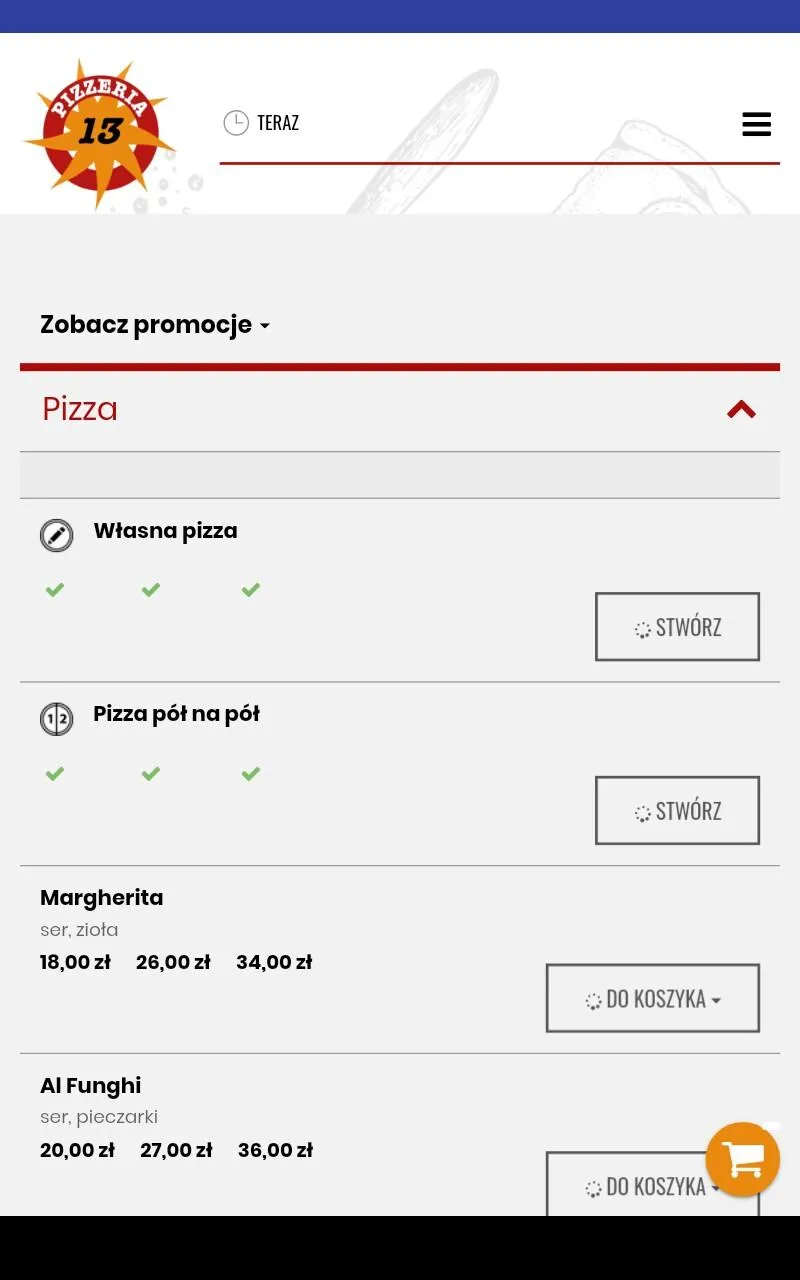 Pizzeria 13-stka | Indus Appstore | Screenshot