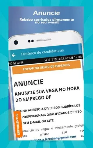 Hora do Emprego DF | Indus Appstore | Screenshot