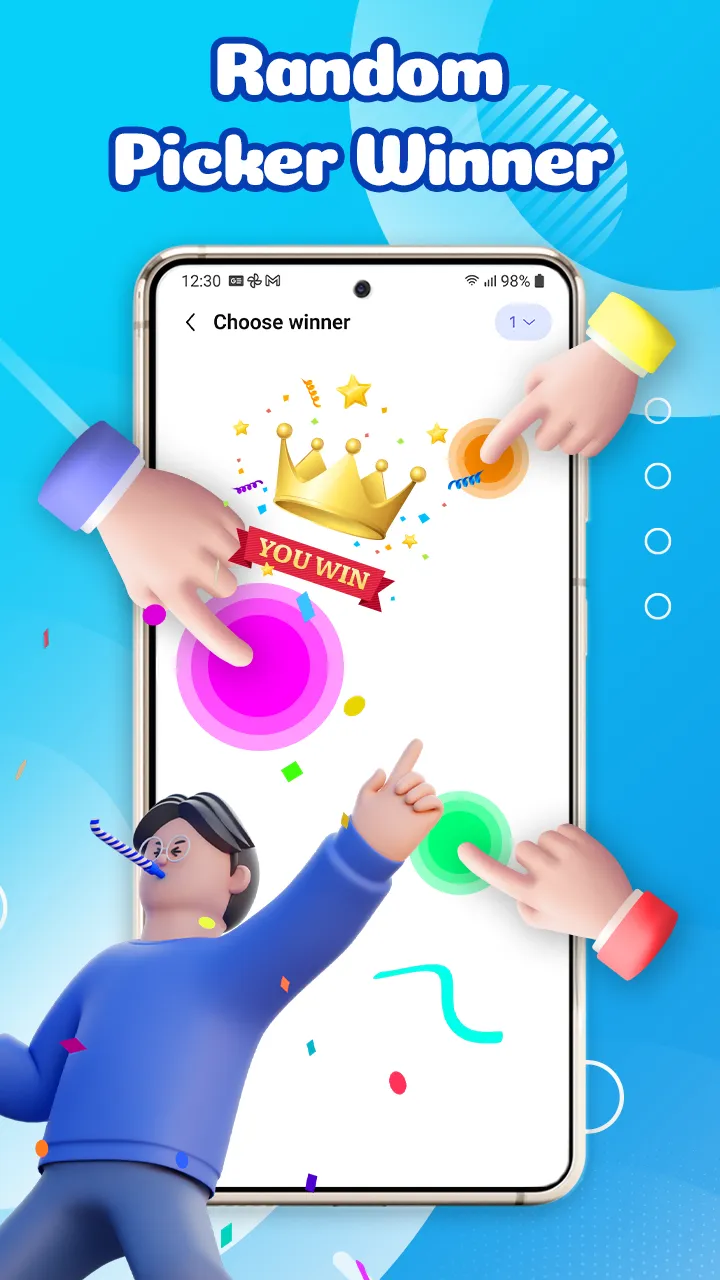 Spin the Wheel: Finger Picker | Indus Appstore | Screenshot