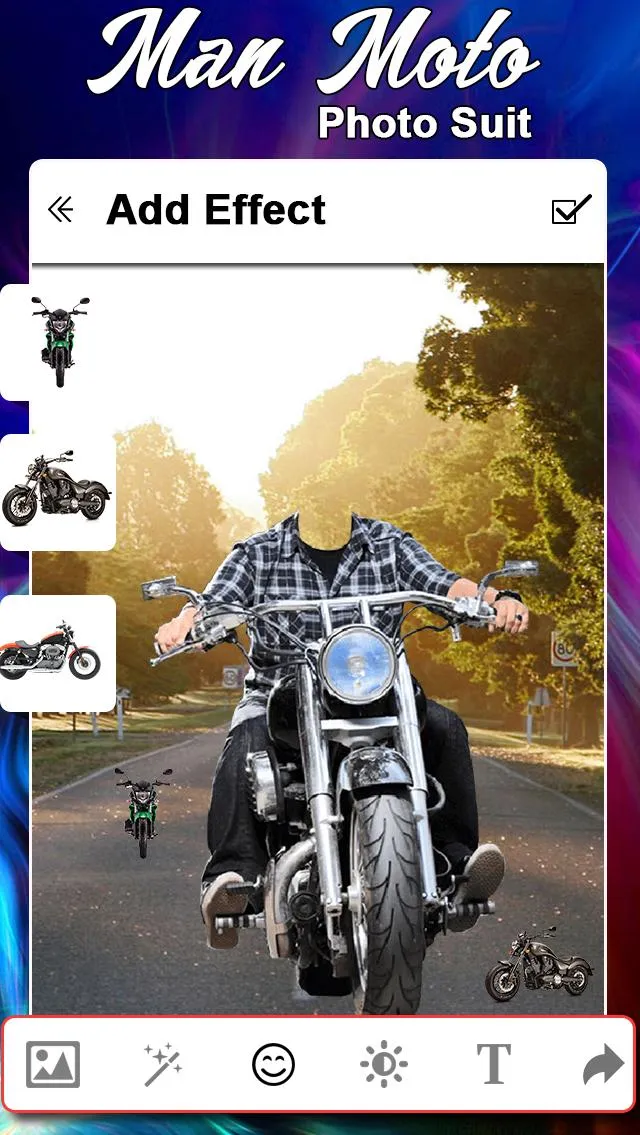 Man Moto Photo Suit | Indus Appstore | Screenshot