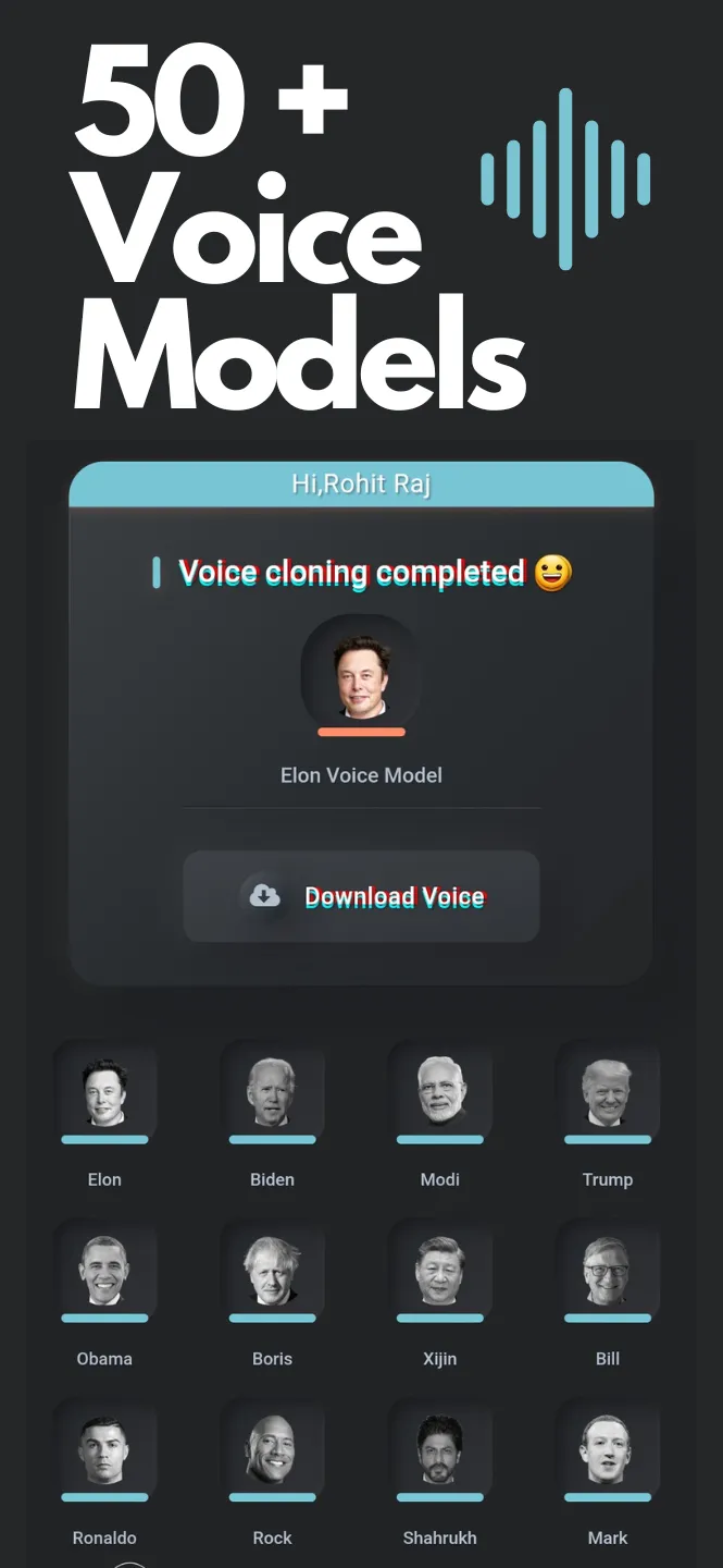 AI Celebrity Voice Changer | Indus Appstore | Screenshot