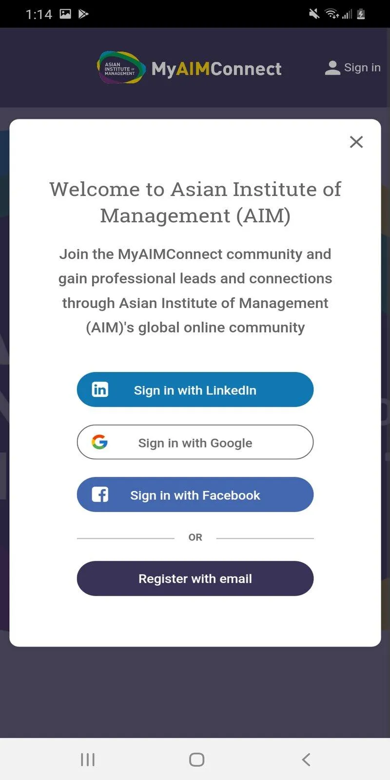 MyAIMConnect | Indus Appstore | Screenshot