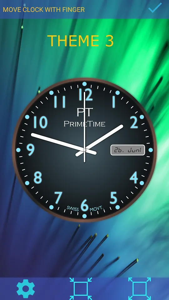 Analog Clock Live Wallpaper | Indus Appstore | Screenshot