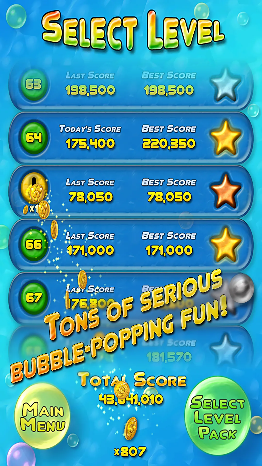 Bubble Bust! HD Bubble Shooter | Indus Appstore | Screenshot