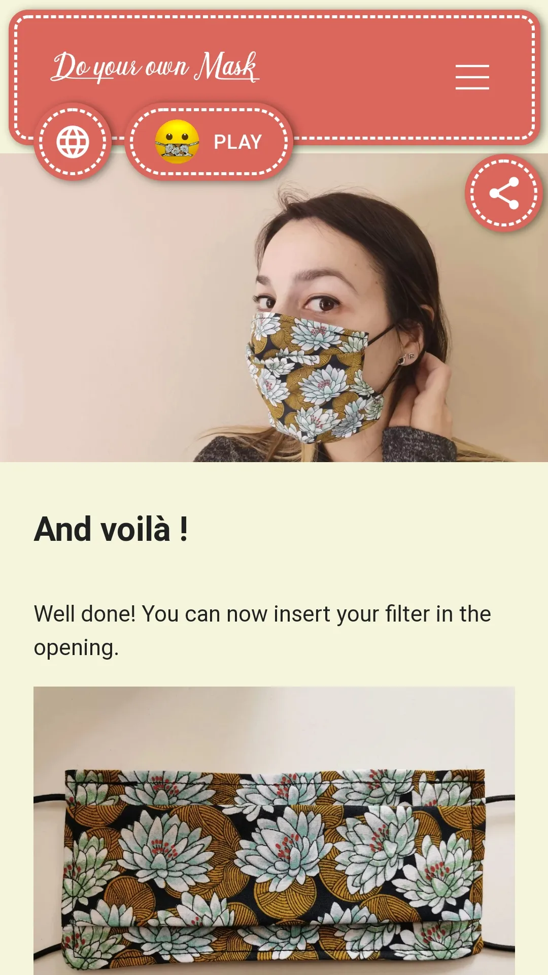 Mask DIY | Indus Appstore | Screenshot