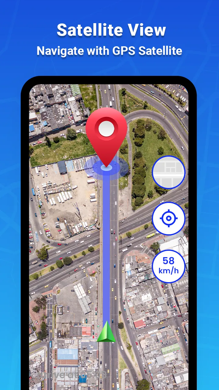 GPS Map Driving Directions | Indus Appstore | Screenshot