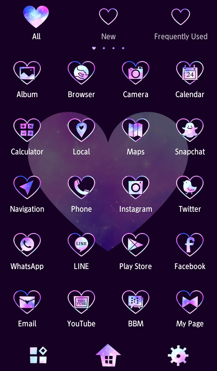 Galaxy Heart Theme | Indus Appstore | Screenshot