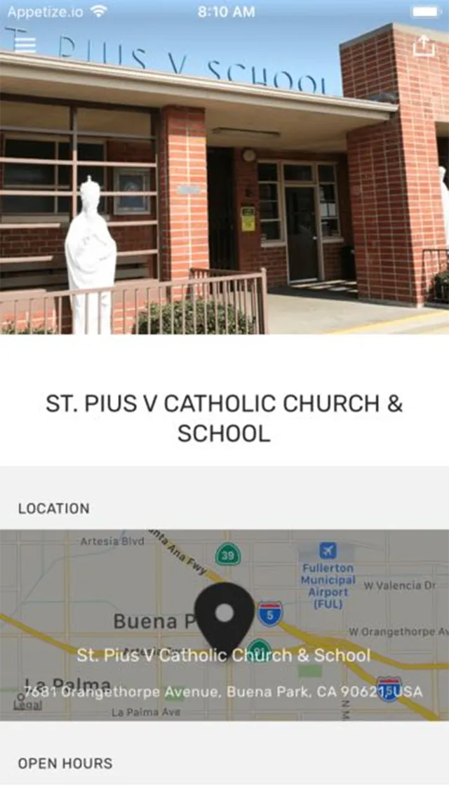 St. Pius V Catholic School | Indus Appstore | Screenshot