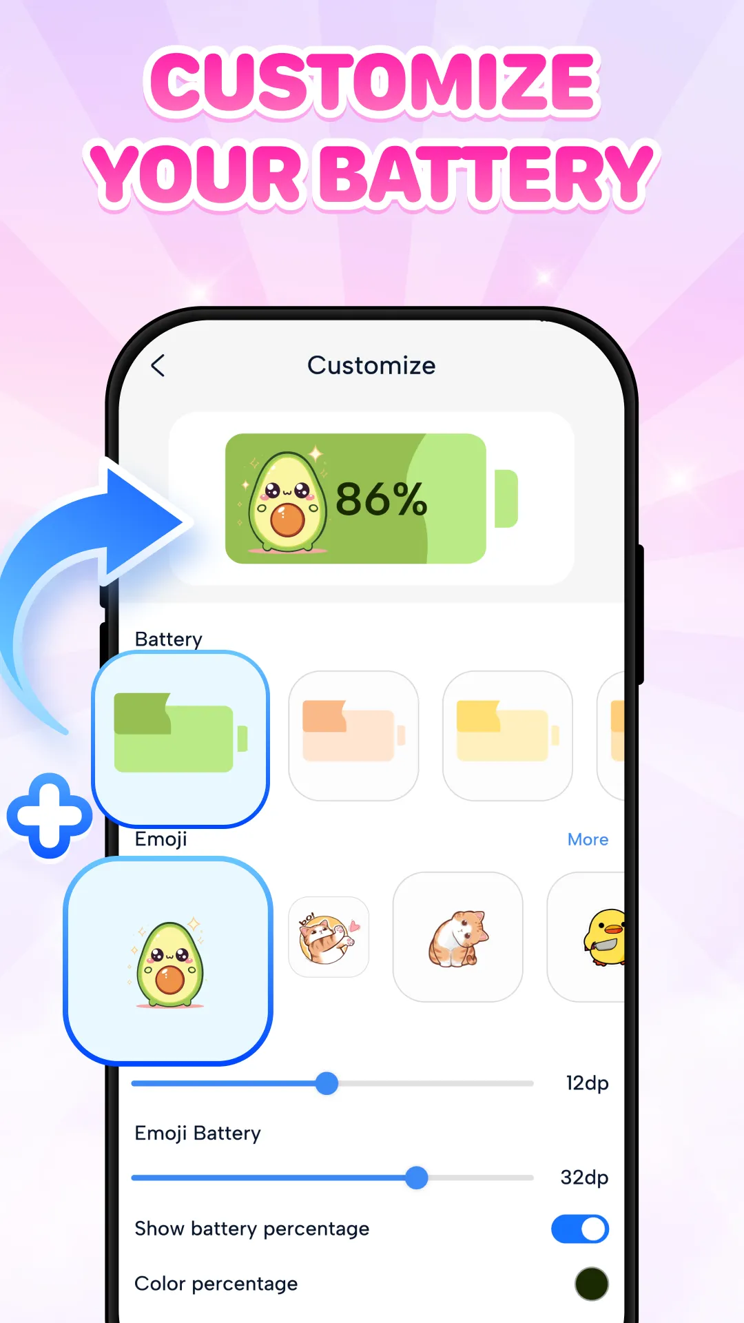 Emoji Battery - Battery Icon | Indus Appstore | Screenshot