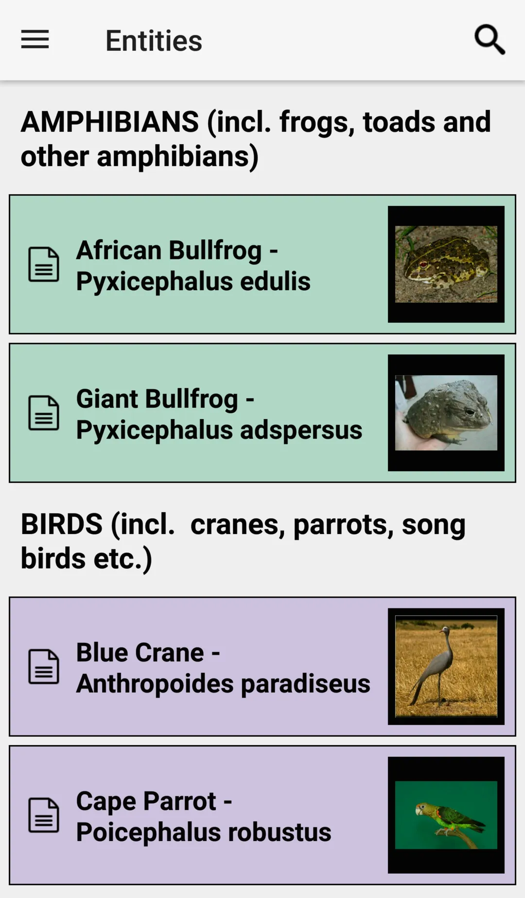 IDentifyIt Species | Indus Appstore | Screenshot