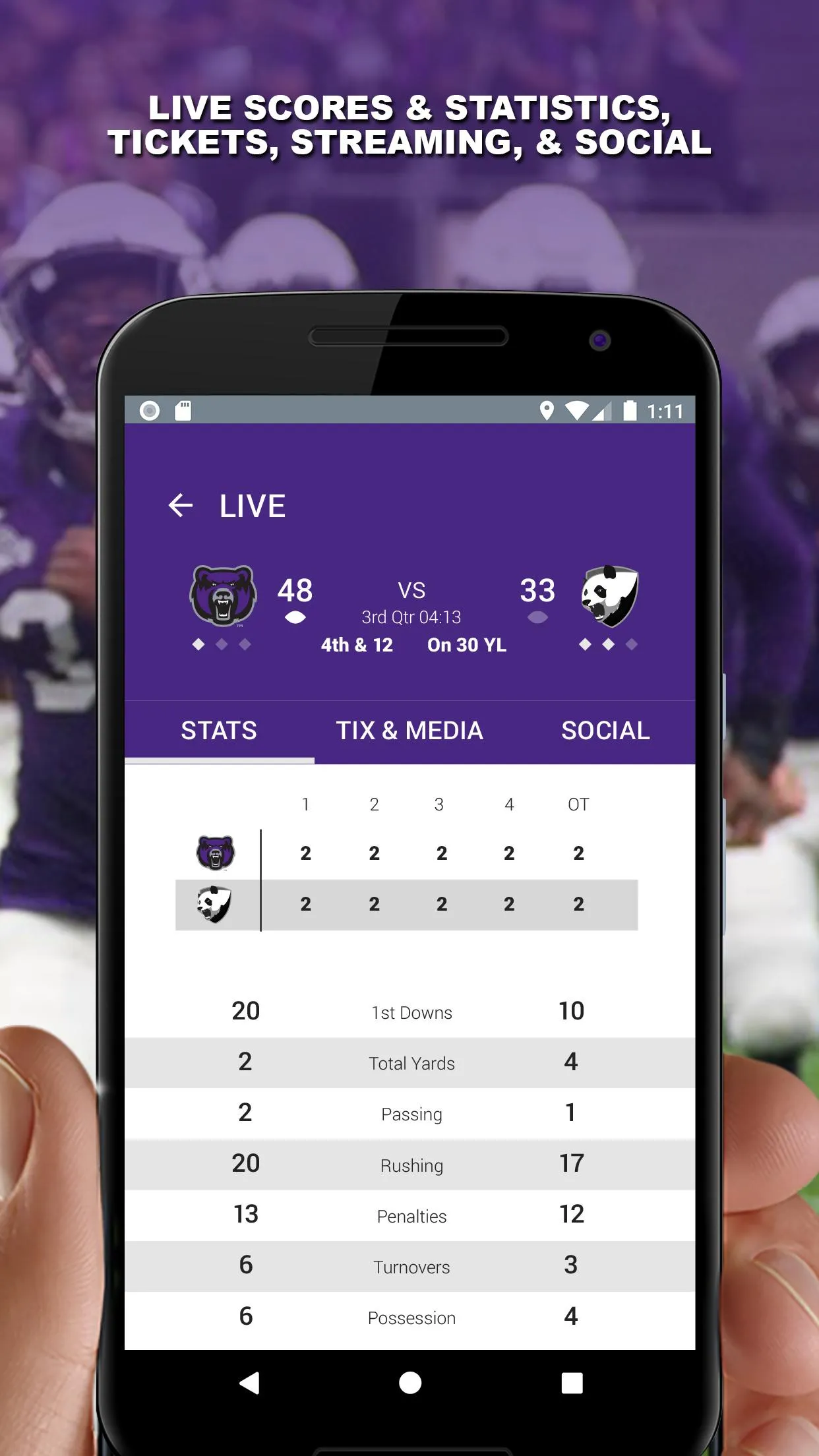 UCA Athletics | Indus Appstore | Screenshot