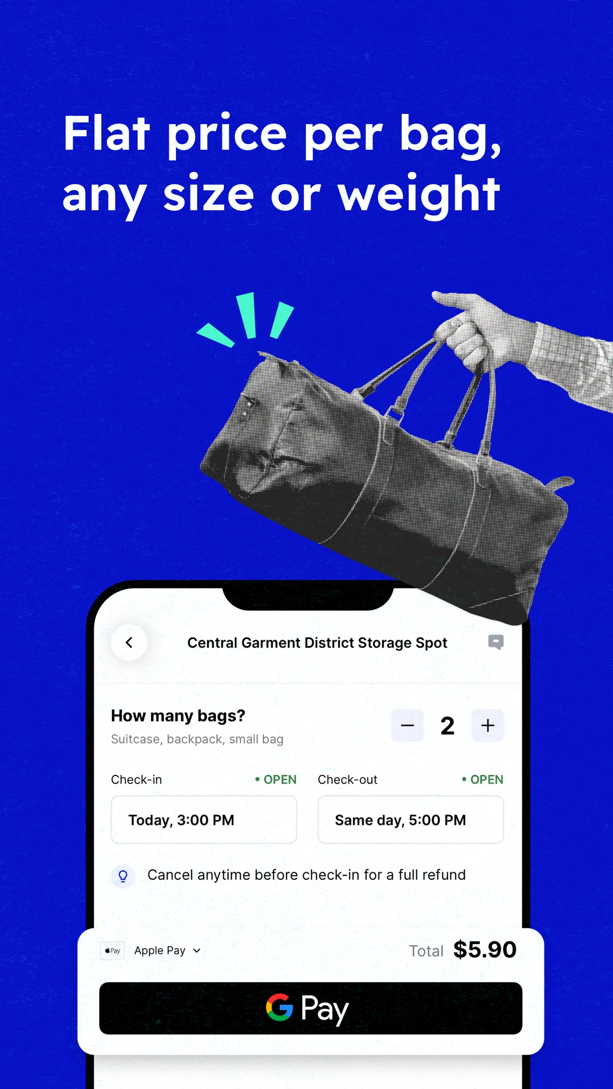 Bounce: Luggage Storage Nearby | Indus Appstore | Screenshot