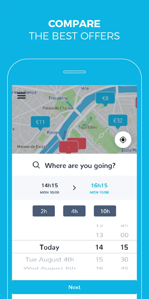 Onepark, Book a parking space! | Indus Appstore | Screenshot