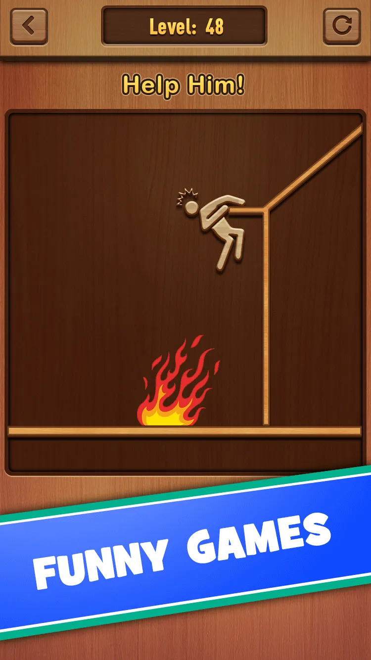 WoodStickman:PuzzleDraw | Indus Appstore | Screenshot