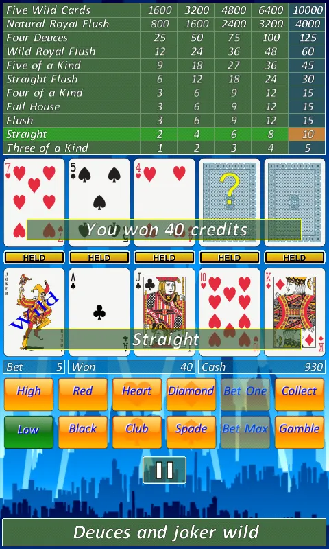 Video Poker Slot Machine. | Indus Appstore | Screenshot