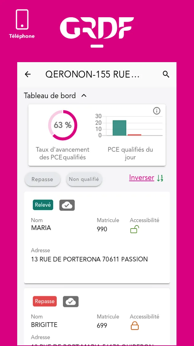 Relevé à pied | Indus Appstore | Screenshot