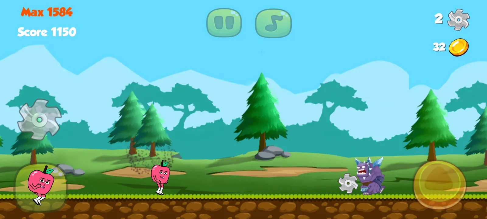 Apple and Onion adventures | Indus Appstore | Screenshot