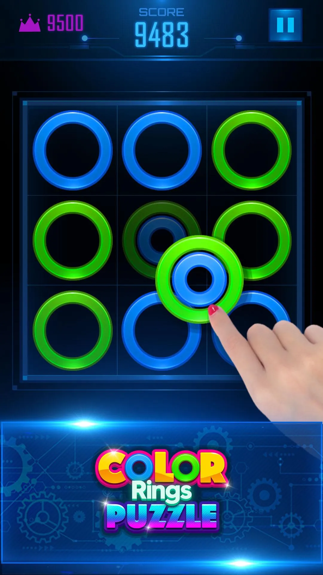 Color Rings Puzzle | Indus Appstore | Screenshot