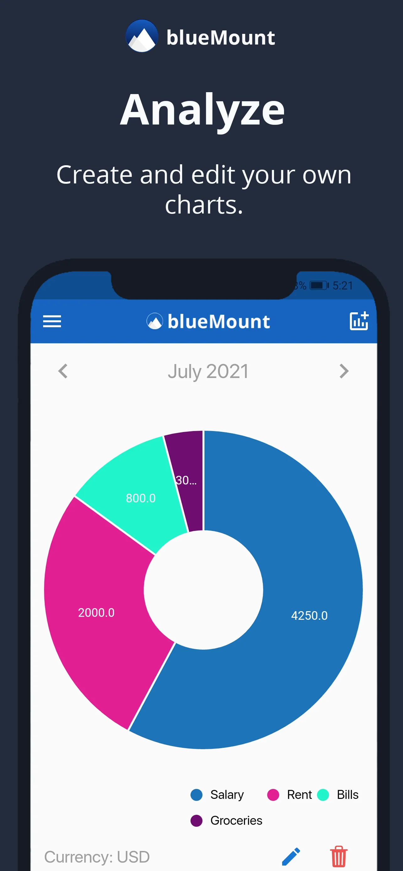 BlueMount money manager wallet | Indus Appstore | Screenshot